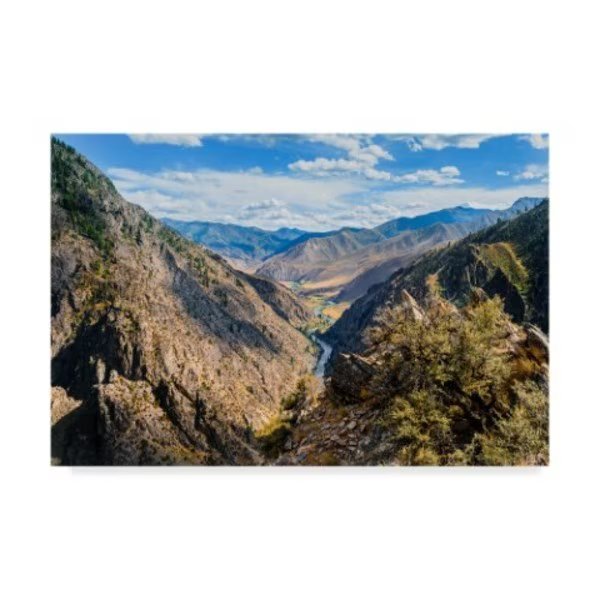 Brenda Petrella Photography Llc 'Idaho River Valley' Canvas Art, 30x47, Trademark Fine Art, Mfr#: ALI40277-C3047GG